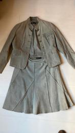 ARMA leren rok jasje mt 40 lichtgroen mint, Maat 38/40 (M), Kostuum of Pak, Ophalen of Verzenden, Gedragen