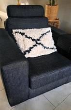 2 Zwarte Zit Stoelen, Huis en Inrichting, Stoelen, Ophalen, Zwart, Stof, Twee