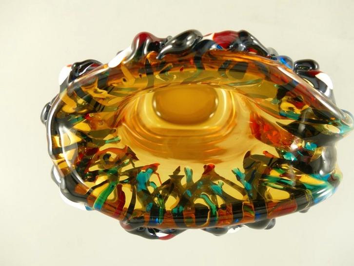 Murano Stijl Vaas met Gezicht - H.29cm, Antiek en Kunst, Kunst | Designobjecten, Verzenden