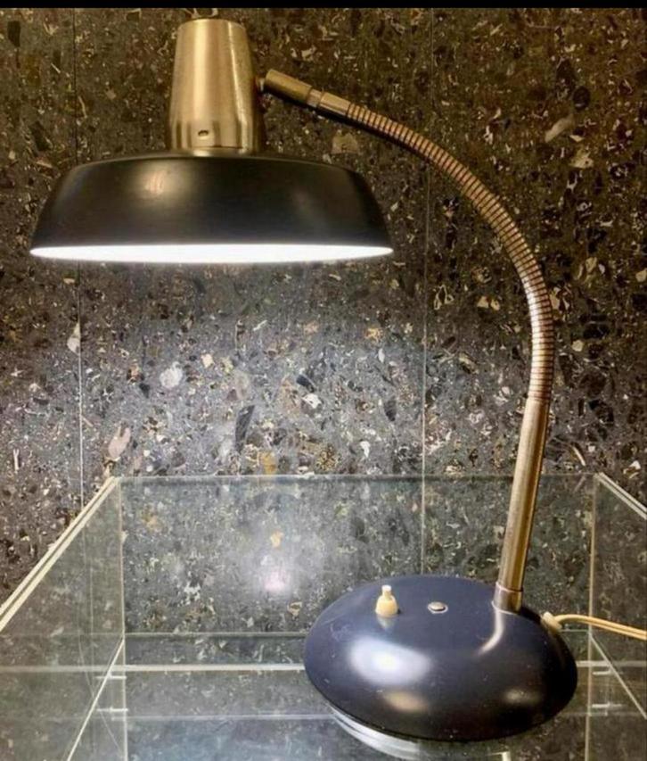 Bureaulamp - Sis - bauhaus jaren 50/60, Huis en Inrichting, Lampen | Tafellampen, Zo goed als nieuw, Minder dan 50 cm, Ophalen of Verzenden