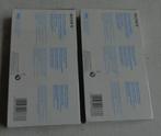 Sony E-180 CDG  2 Stuks VHS Videobanden Video Cassette Seale, Cd's en Dvd's, VHS | Film, Alle leeftijden, Verzenden, Zo goed als nieuw