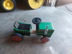 Houten tractor, Ophalen, Gebruikt