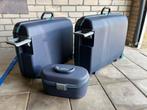 Set van 2 x Samsonite koffers met wieltjes + beauty case, Ophalen of Verzenden, Gebruikt