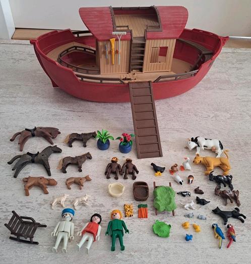 Playmobil Ark van Noach Noah met dieren, Kinderen en Baby's, Speelgoed | Playmobil, Gebruikt, Complete set, Ophalen of Verzenden