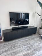 Besta tv meubel zwart, Ophalen of Verzenden, Zo goed als nieuw, 25 tot 50 cm, Minder dan 100 cm