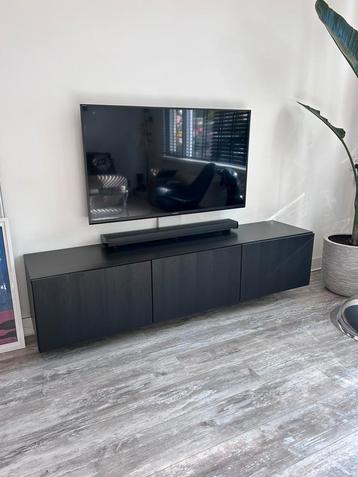 Besta tv meubel zwart beschikbaar voor biedingen