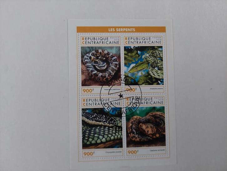 169 Reptiel, Reptielen, Slang, Slangen, Postzegels en Munten, Postzegels | Volle albums en Verzamelingen, Ophalen of Verzenden