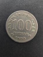 Indonesische 100 Rupiah Munt - 1973, Ophalen of Verzenden, Zuidoost-Azië, Losse munt