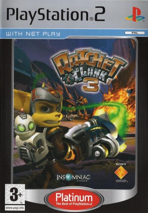 Ratchet & Clank 3 Up Your Arsenal [Platinum] – PlayStation 2, Spelcomputers en Games, Games | Sony PlayStation 2, Zo goed als nieuw
