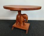 Vintage Houten Olifant Tafel - Bijzettafel, Antiek en Kunst, Ophalen