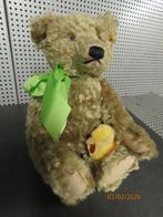 Originele STEIFF Beer Teddybeer Bear met Eendje & strik, Overige merken, Stoffen beer, Ophalen of Verzenden, Zo goed als nieuw