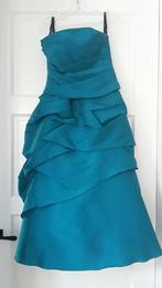 Mooie Gala jurk aqua blauw. Maat 38, Kleding | Dames, Maat 38/40 (M), Blauw, Ophalen of Verzenden, Onder de knie