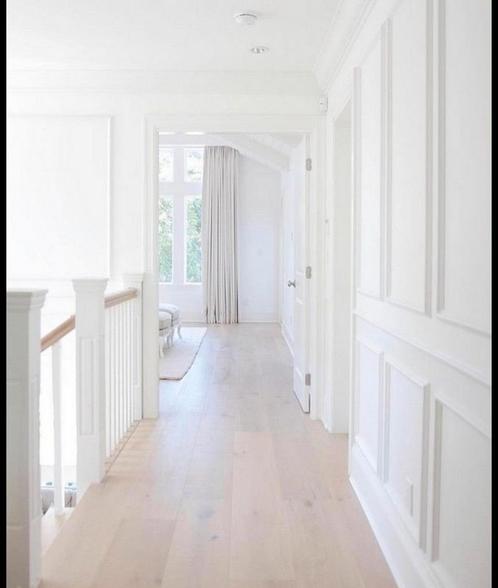 EIKEN VLOERDELEN, MULTIVLOER GEOLIED WHITE, Huis en Inrichting, Stoffering | Vloerbedekking, Nieuw, Parket, Ophalen of Verzenden