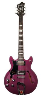 Hagstrom Alvar limited edition gitaar linkshandig lefty, Ophalen, Zo goed als nieuw, Semi-solid body, Overige merken