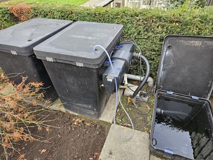 Complete (koi)vijverbenodigdheden, Dieren en Toebehoren, Vissen | Aquaria en Toebehoren, Zo goed als nieuw, Filter of Co2, Ophalen