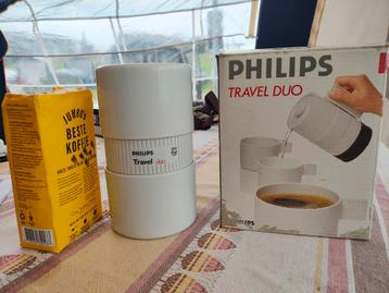Philips Travel Duo HD4720 met doos - Koffiezetapparaat beschikbaar voor biedingen