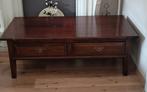 Prachtige klassieke massief houten salontafel, Huis en Inrichting, Tafels | Salontafels, Ophalen, Gebruikt, 100 tot 150 cm, Klassiek