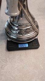 Zilveren staande lamp., Ophalen of Verzenden, Zilver