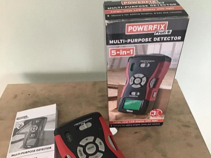 Multifunctionele Detector - Powerfix Profi, Doe-het-zelf en Verbouw, Meetapparatuur, Zo goed als nieuw, Afstand, Ophalen of Verzenden