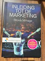 Bronis Verhage - Inleiding tot de marketing, Ophalen of Verzenden, Zo goed als nieuw, Bronis Verhage