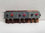 FLEISCHMANN 507 Drukknopschakelaar 3 stuks t.e.a.b., Hobby en Vrije tijd, Modeltreinen | H0, Transformator of Voeding, Gebruikt