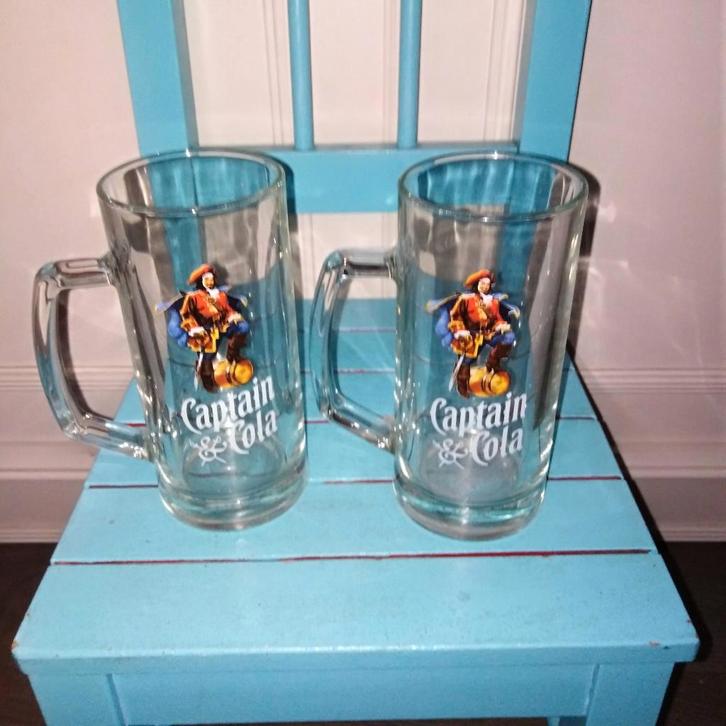 Captain Morgan 'Captain & Cola' glazen 2 stuks 0,3 liter, Verzamelen, Glas en Borrelglaasjes, Zo goed als nieuw, Overige typen