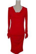 Ro-Zu, Rozu jurkje, Ro Zu jurk, rood, Mt. 36 / S, Kleding | Dames, Verzenden, Ro-Zu, Zo goed als nieuw, Knielengte