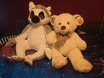 Twee superzachte knuffels – Grote beer & ringstaartmaki!, Kinderen en Baby's, Speelgoed | Knuffels en Pluche, Ophalen of Verzenden