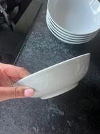 6 diepe borden vivo wit, Ophalen, Porselein, Bord(en)