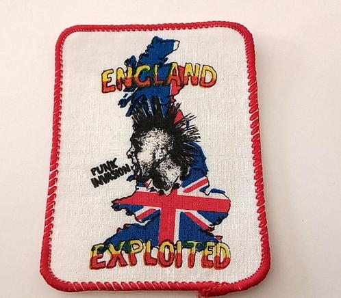 Exploited vintage zeer zeldzame 80s patch e26 punk invasion, Verzamelen, Muziek, Artiesten en Beroemdheden, Nieuw, Kleding, Verzenden