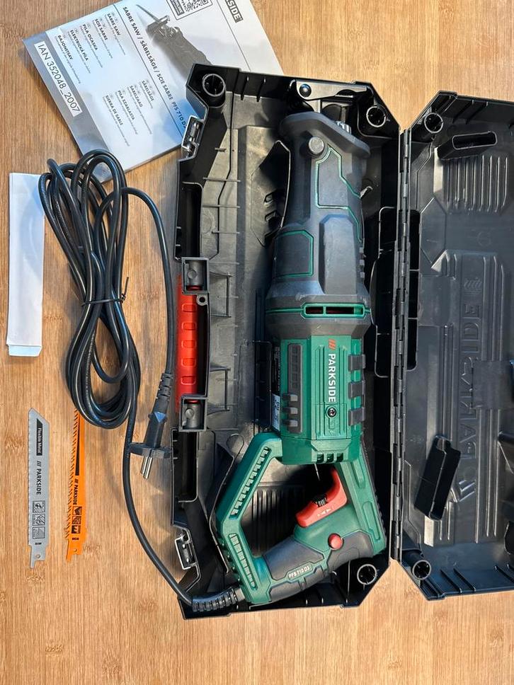 Parkside PFS 710 D3 Schrobzaag - Nieuw!, Doe-het-zelf en Verbouw, Gereedschap | Zaagmachines, Nieuw, Reciprozaag, 600 tot 1200 watt
