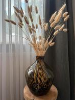 Cheetah vase the world vaas, Overige kleuren, Ophalen of Verzenden, Minder dan 50 cm, Glas