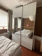 Ikea kledingkast pax/auli met spiegelglas schuifdeuren, Huis en Inrichting, Kasten | Kledingkasten, Ophalen, 200 cm of meer, 150 tot 200 cm