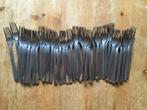 Partij dessertvorken 50 stuks, Ophalen of Verzenden, Gebruikt, Rvs of Chroom