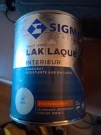 Sigma lakverf zijdeglans of mat  wit ral 9010 - Nieuw!, Wit, Nieuw, Ophalen of Verzenden, Verf