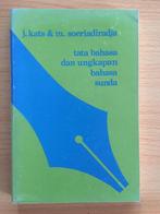 De grammatica en het taaleigen van het Sundanees, Ophalen of Verzenden, Zo goed als nieuw, J. Kats & Soeriadiradja