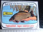 sticker albatros hengelsport zet uw vis terug voor later, Verzenden, Zo goed als nieuw, Merk