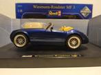 Wiesmann Roadster MF3 cabriolet blauw Revell metal 1:18 KRD, Ophalen of Verzenden, Zo goed als nieuw, Auto, Revell