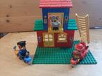 Lego Fabuland 3669 - Politie & Brandweer Station, Ophalen of Verzenden, Gebruikt, Complete set, Lego