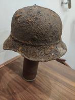 Te koop: 3x originele Luftschutz helmen (WW2), Ophalen of Verzenden, Duitsland, Helm of Baret