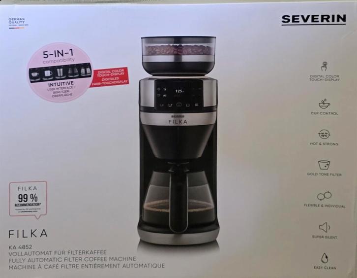 Severin KA 4852, Witgoed en Apparatuur, Koffiezetapparaten, Nieuw, Koffiebonen, Overige modellen, Ophalen