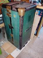 Nautische Kaptein scheepskist met kledinghangers, lades ect, Huis en Inrichting, Woonaccessoires | Kisten, Minder dan 50 cm, Gebruikt