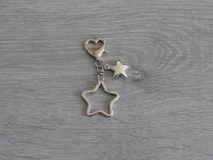 NIEUW! Sleutelhanger Hart & Ster >Snelle Verzending!<, Verzamelen, Sleutelhangers, Nieuw, Overige typen, Ophalen of Verzenden