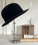 Brocante oude zwarte bolhoed, Ophalen of Verzenden