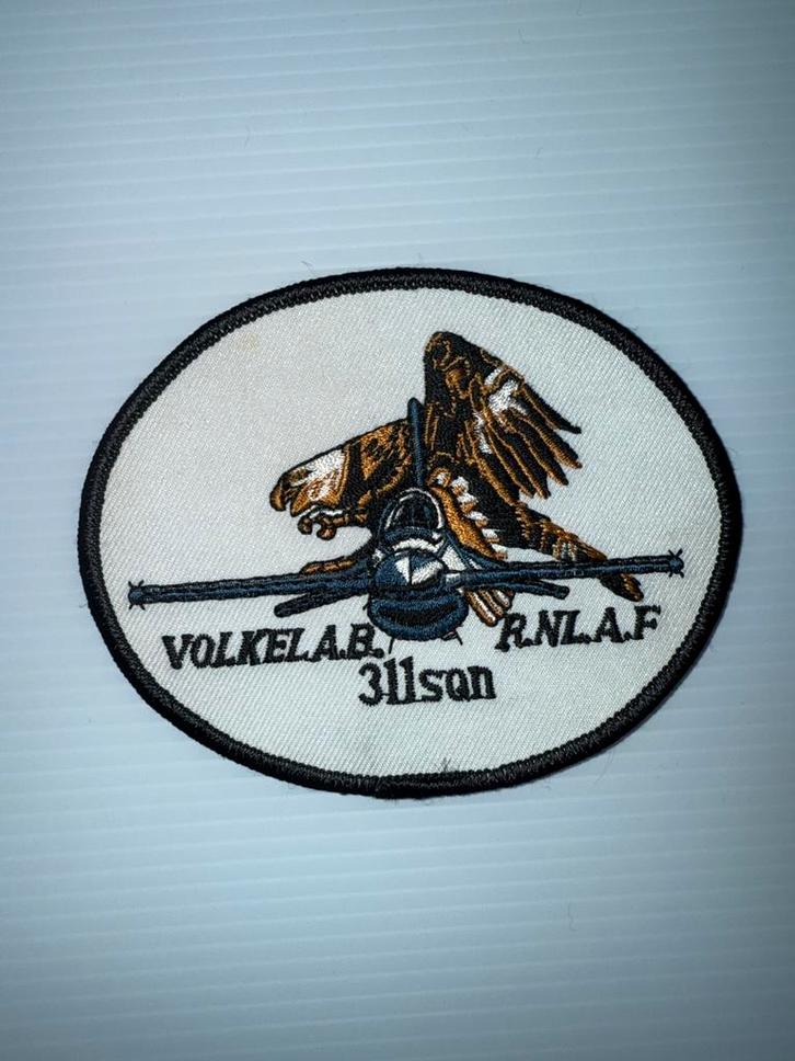 311 Squadron Patch - Volkel Air Base (zeldzaam), Verzamelen, Militaria | Algemeen, Luchtmacht, Embleem of Badge, Nederland, Ophalen of Verzenden