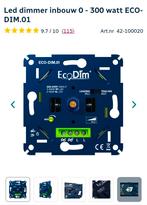 EcoDim LED Dimmer 2 stuks - Nieuw, Doe-het-zelf en Verbouw, Elektra en Kabels, Ophalen of Verzenden, Nieuw, Schakelaar