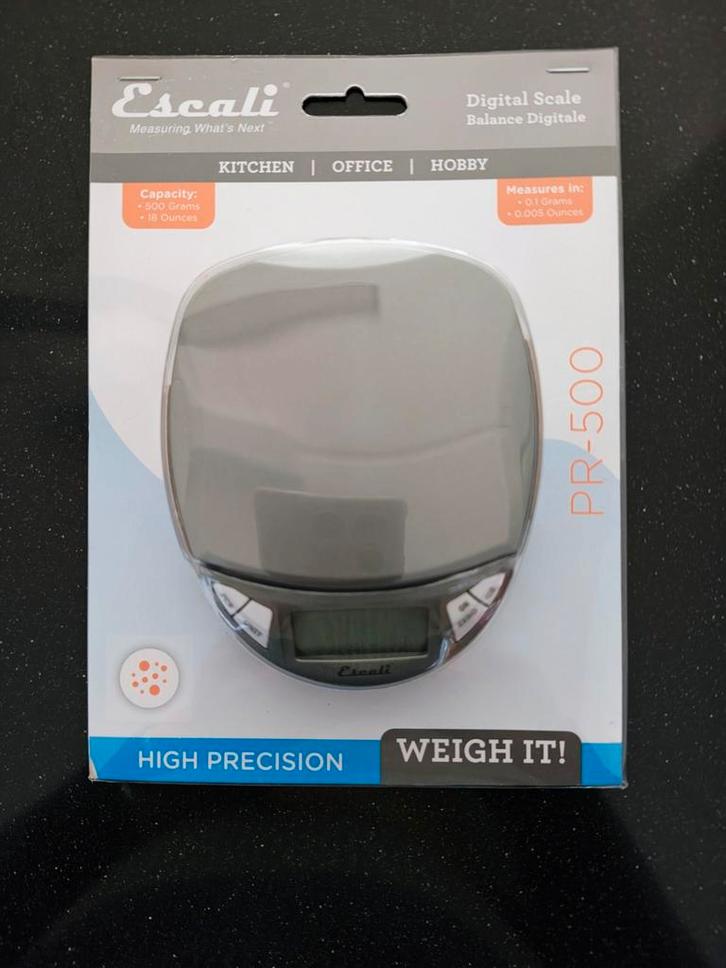 Escali PR-500 Digitale Keukenweegschaal, Witgoed en Apparatuur, Weegschalen, Nieuw, Digitaal, Keukenweegschaal, Fijner dan 1 gram