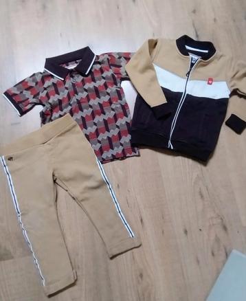 Set , 4funkyflavours, beige/donkerbruin, maat 86/92 beschikbaar voor biedingen
