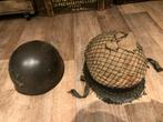 Nederlandse helm met binnen helm, Ophalen of Verzenden, Landmacht, Nederland, Helm of Baret