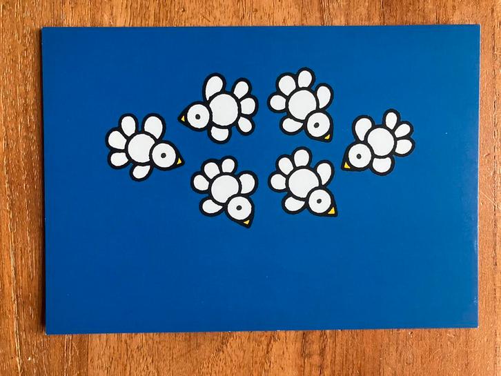 Dick Bruna - Vogels, Verzamelen, Ansichtkaarten | Themakaarten, Ongelopen, 1980 tot heden, Natuur, Ophalen of Verzenden